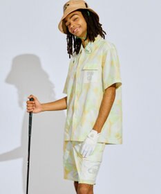 PW CIRCULUS 【MEN】タイダイ メッシュカーゴショーツ ゴルフ