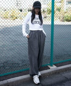 WEGO 【ユニセックス着用ITEM/ウエストゴム】スウィッチングスウェットパンツ