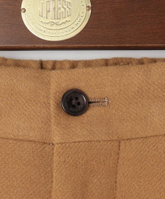 J.PRESS MEN カシミヤタッチワイド イージーパンツ