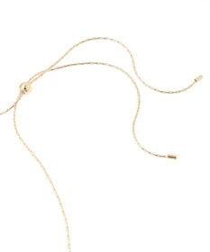 Maison de FLEUR パールリボンスライドネックレス