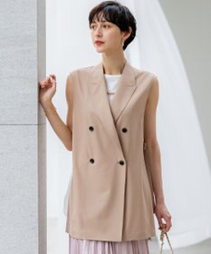 洗える】TWマットクロス テーラード ジレ / 23区 | ファッション通販