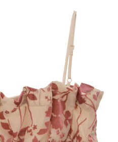 earth music&ecology ベロアフラワービスチェ