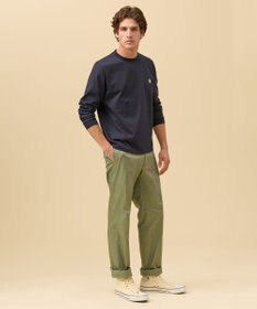 J.PRESS MEN オーバルワンポイント　ロングスリーブ Ｔシャツ