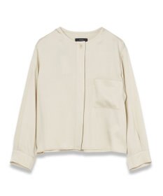 JOSEPH ソフトビスコーステーラリング　ノーカラーシャツ