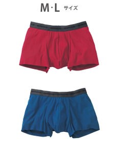 WACOAL MEN ボクサーパンツ 2枚セット 【オーガニック綿混ボクサー】 快適 吸汗速乾 抗菌防臭 やさしい肌あたり フリーカッティング(裾部分) 環境に配慮 前閉じ GT2310 /ブロス バイ ワコールメン