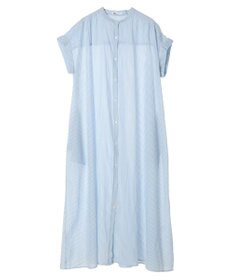 CRAFT STANDARD BOUTIQUE インド綿バンドカラーワンピース