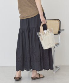 AMERICAN HOLIC アイレット刺繍ティアードスカート