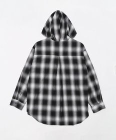 WEGO フードチェックBIGシャツ