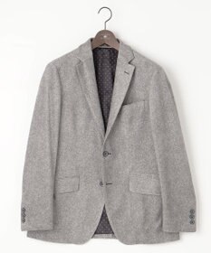 JOSEPH ABBOUD 【キングサイズ・軽量】ブロックベロア ストレッチ ジャケット