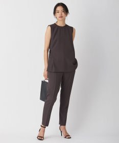 ICB L 【新色追加・洗える】 FluidBackSatin ドロストパンツ