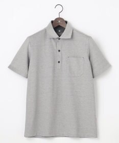 JOSEPH ABBOUD MOUNTAIN 【速乾】WEB/一部店舗限定  シャンブレーポロシャツ