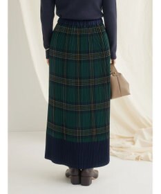 CRAFT STANDARD BOUTIQUE 配色チェックプリーツスカート
