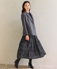 Feroux ウエストシャーリングラッフル ワンピース