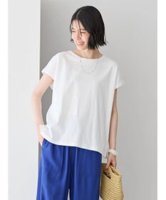 AMERICAN HOLIC バックボタンフレンチスリーブプルオーバー