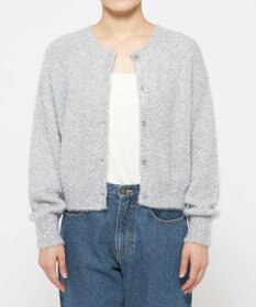 uncrave ラメ シャギー ニット カーディガン（uncrave STANDARD）