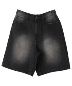 WEGO ヴィンテージウォッシュデニムハーフパンツ