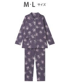 WACOAL リラックス＆スリープ  長袖 長ズボン パジャマ 綿100%(本体) WDX540 /ワコール