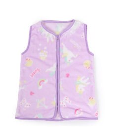 Mother garden マザーガーデン ユニコーン ふわふわ キッズ スリーパー 《ポップ柄》 M/L サイズ あったかベスト