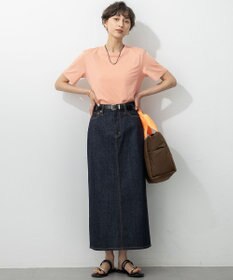 23区 L 【洗える】コンパクトヤーン スムース Tシャツ