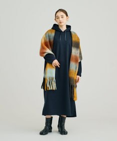 J.PRESS YORK STREET 【WOMEN】NEEDLE JERSEY フード付きワンピース