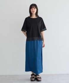 YECCA VECCA シャイニーツイルナロースカート