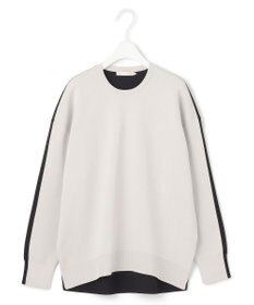 ICB 【WEB限定カラーあり・洗える】コットンポリエステルスムース  ニットプルオーバー