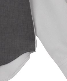 WEGO 【しわになりにくい】ドライポリカラーブロックシャツ（LS）