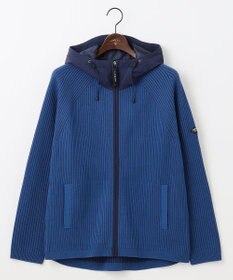 JOSEPH ABBOUD MOUNTAIN 【軽さ/ストレッチ】 CORDURA COTTON アウトドアニットパーカー