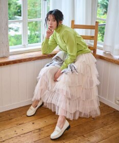 WEGO 【WEB限定/25年秋冬新作/洗濯OK/毛玉レス】タートルネックニット