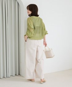 Green Parks 裾ドロストシアーシャツ