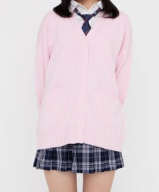 WEGO 【SCHOOLITEM】ラメニットカーディガン
