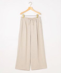 組曲 ライトリネンライクイージーワイド パンツ