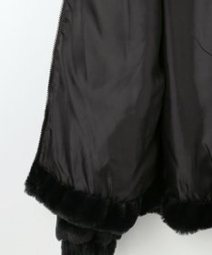 Feroux フード付きフェイクファー パーカー