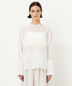 NAVE 【ReNAVE・洗える】シアーボイル ブラウス