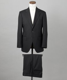 GOTAIRIKU 横に伸びる【TasmaniaWool/タマニアウール】ストレッチ スーツ（ブラックストライプ）