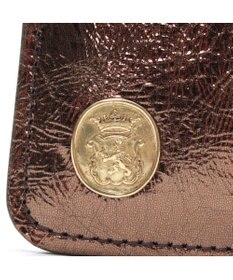 A.D.M.J. 【牛革】イタリアンレザークラックメタルスリムウォレット