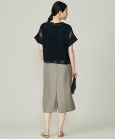 自由区 L 【洗える】ルーレックスジャカード スカート