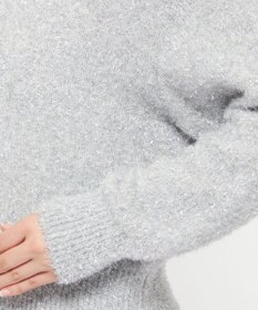 uncrave ラメ シャギー ニット カーディガン（uncrave STANDARD）