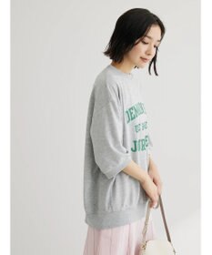 Green Parks ７分袖ロゴ裏毛プルオーバー