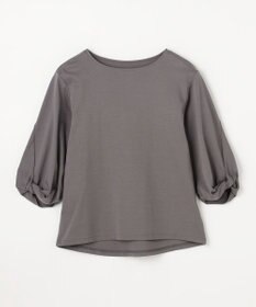 ANY L 【WEB限定】シルケットスムースツイストスリーブカットソー