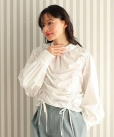 Green Parks ・ＡＮＤＳＥＡＲＣＨ　ドロストリボンブラウス