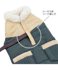 PET PARADISE ペットパラダイス 保温 エアベスト グリーン 中型犬 大型犬