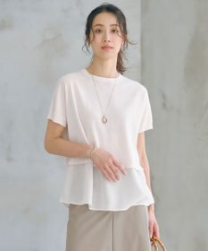J.PRESS LADIES L 【洗える・抗菌防臭】FABRIC コンビ ニット