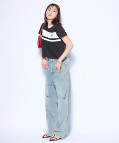 OP／FILA 【Kappa】カラーブロック切替Tシャツ