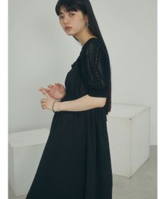 Green Parks ａ．透かし柄ニットプルオーバー