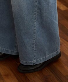 WEGO 【ANGIE VINTAGE】デニムイージーパンツ