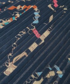 YECCA VECCA ビットプリントプリーツスカーフ