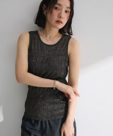 Green Parks ・Ｐｅｔｉｔ　Ｆｌｅｕｒ　シャーリングラメタンクトップ