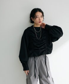 Green Parks ・ＡＮＤＳＥＡＲＣＨ　ドロストリボンブラウス