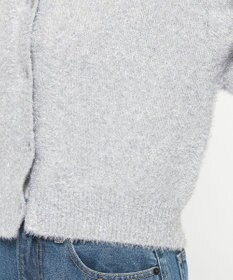 uncrave ラメ シャギー ニット カーディガン（uncrave STANDARD）